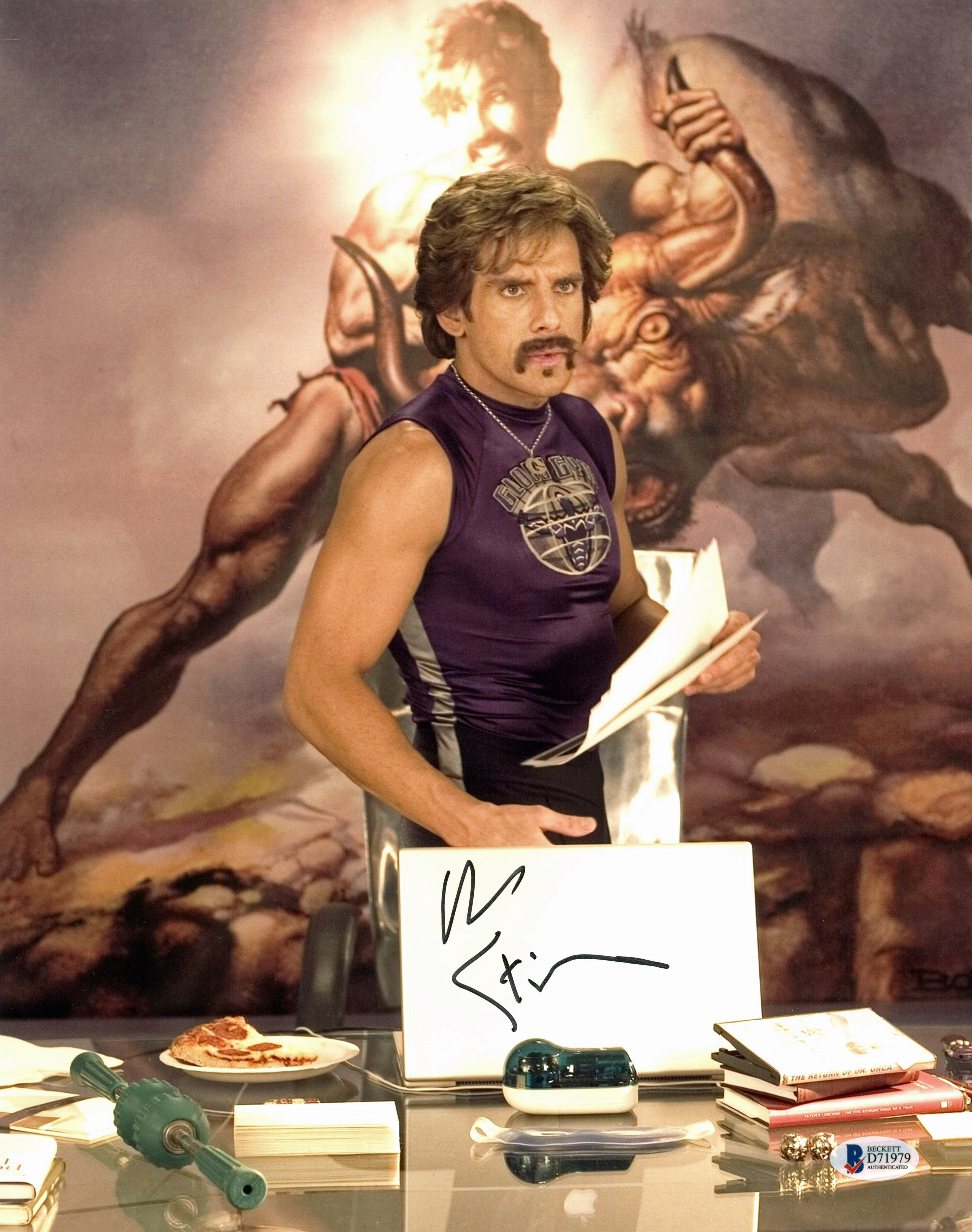 94.99 Ben Stiller Dodgeball Authentic Signed 11x14 Photo Autographed BAS D71979 Lions