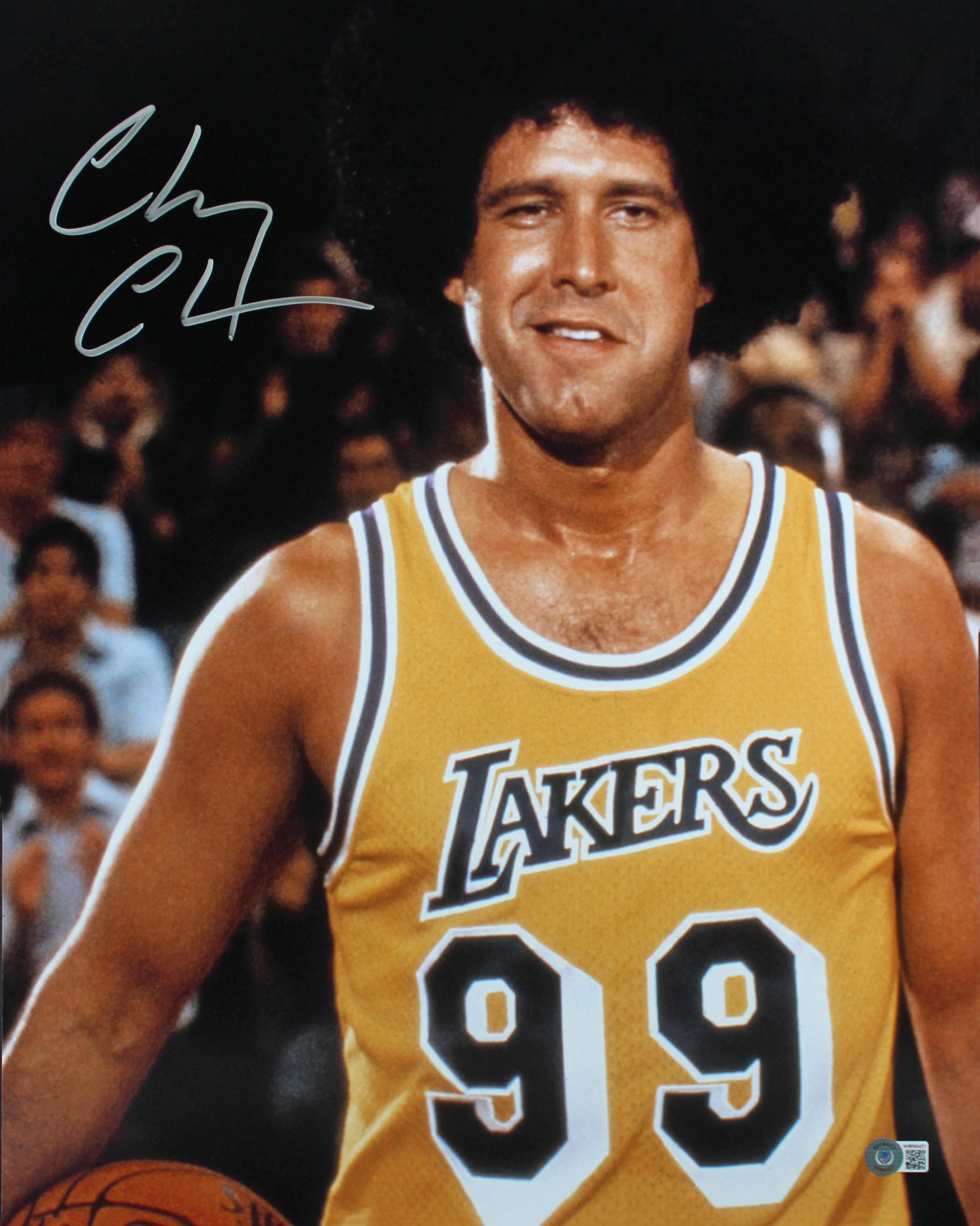Chevy Chase Fletch Authentic Signed 16x20 Vertical Afro