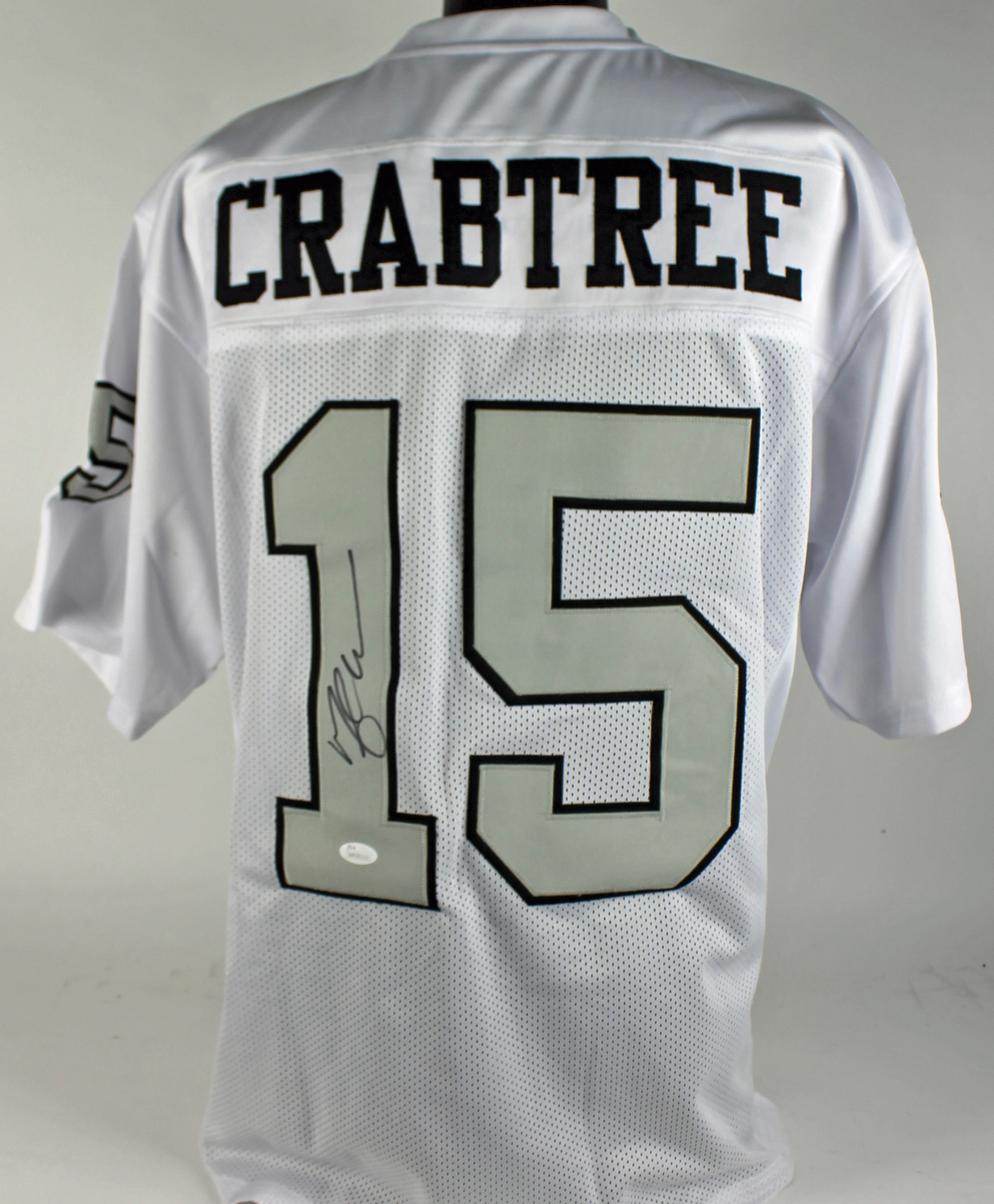 144.99 Raiders Michael Crabtree Authentic Signed White Jersey