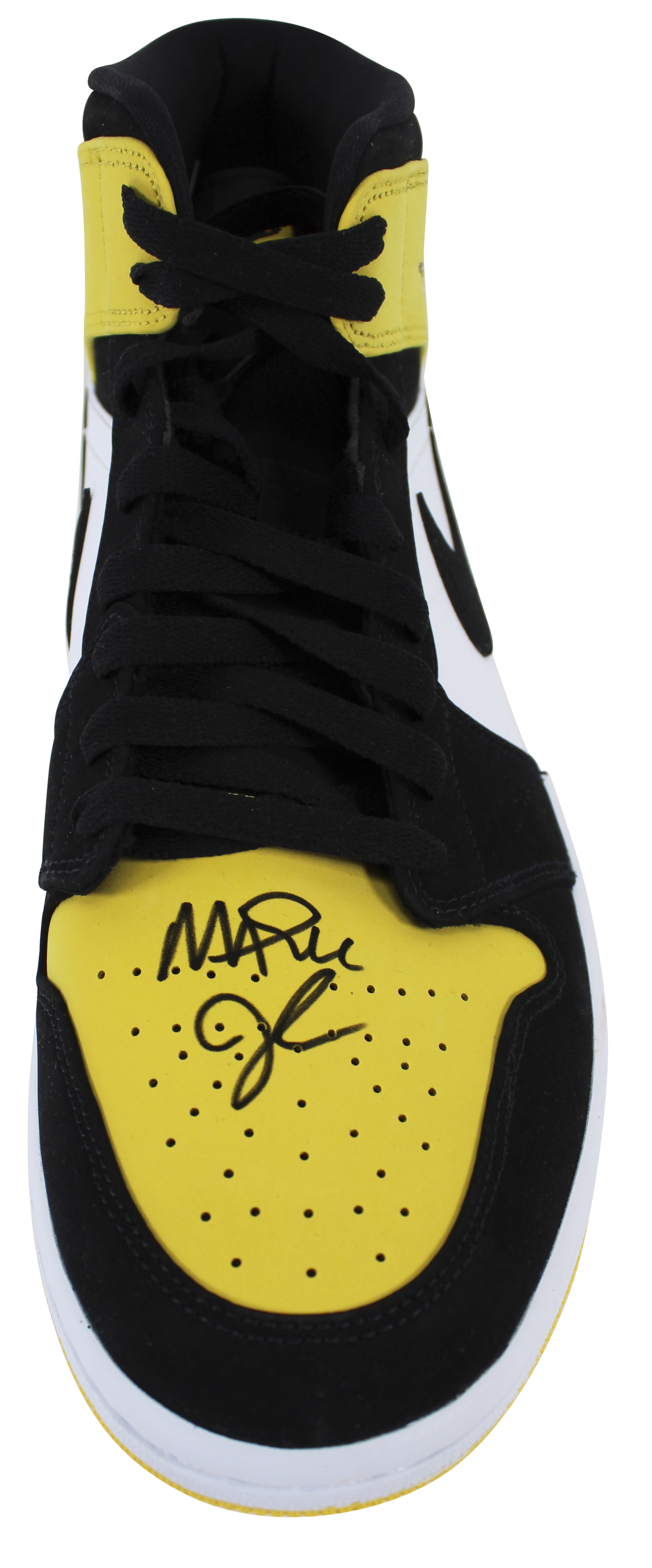 Lakers Magic Johnson Signed 2018 Nike Air Jordan 1 Shoes