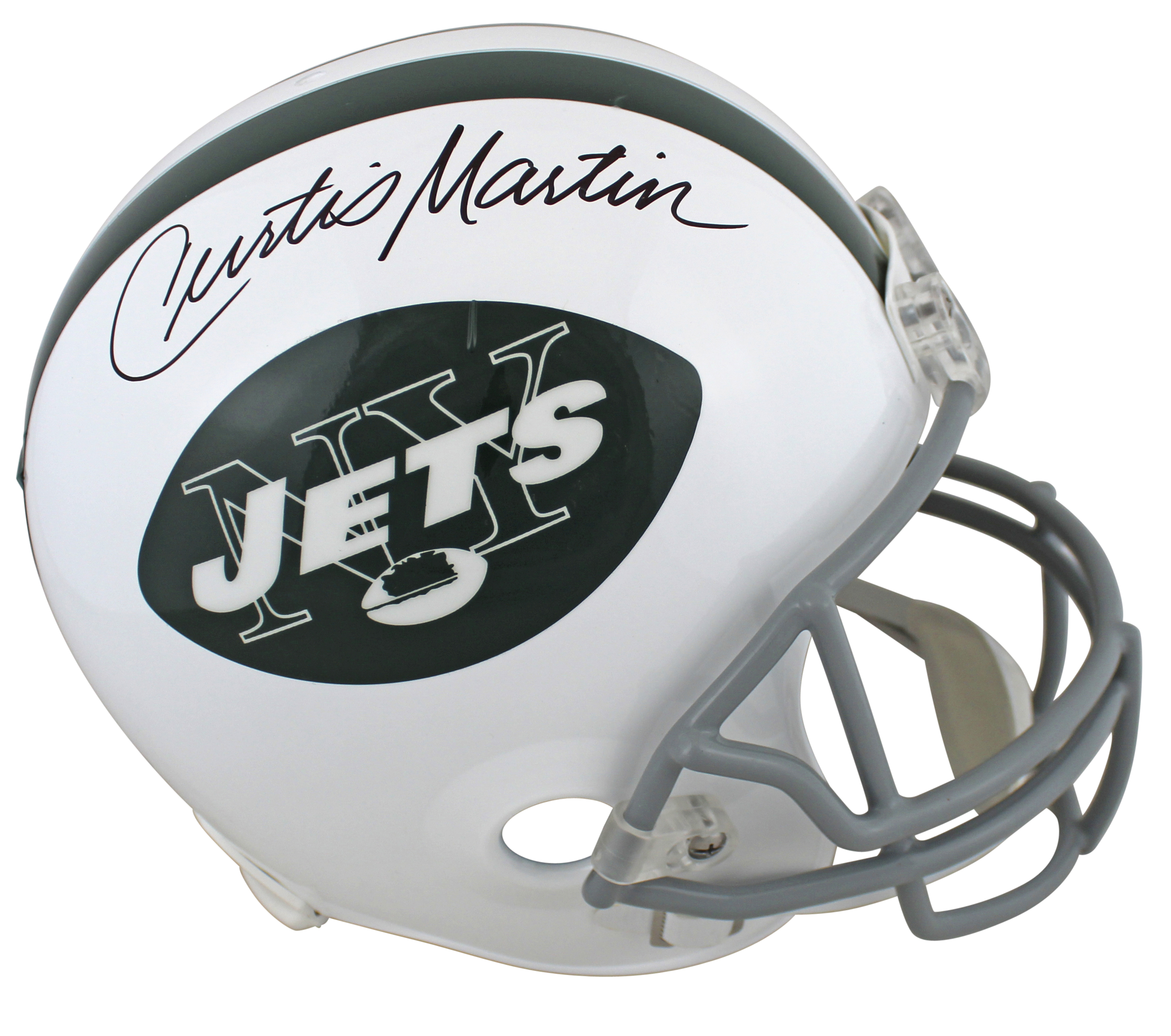 curtis martin signed helmet