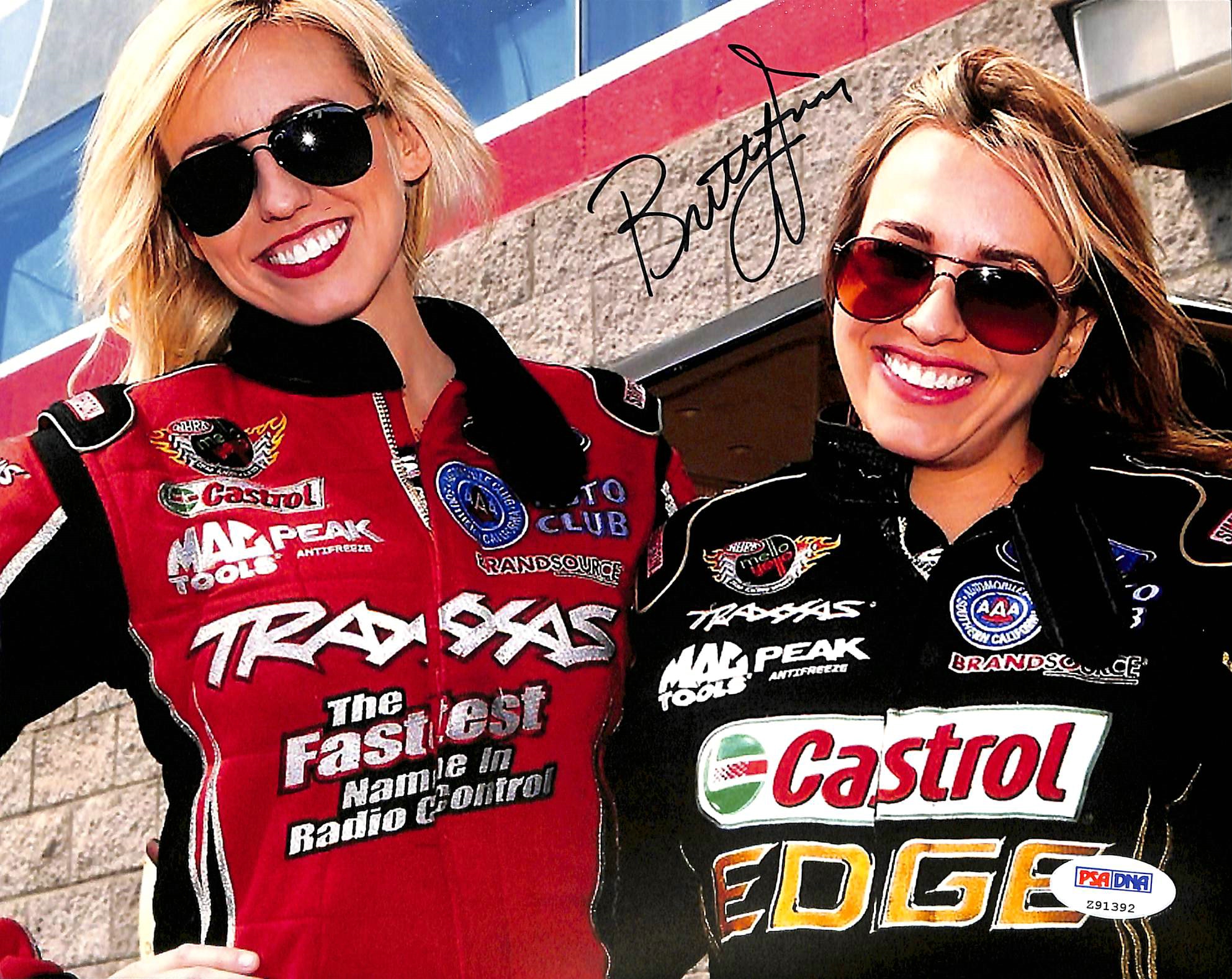 Brittany Force NHRA Drag Racing Authentic Signed 8x10 Photo PSA/DNA #Z91392...